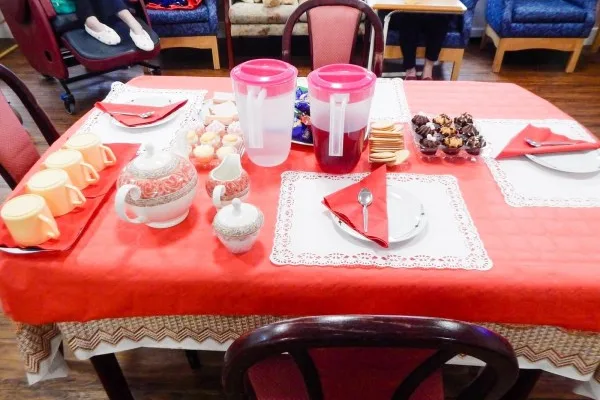 Activities session at Abbey Care Complex, IG2
